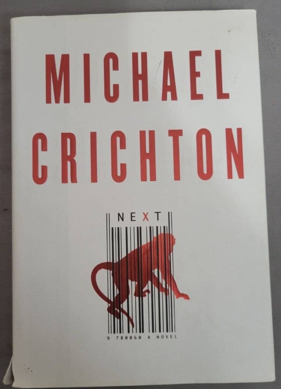 Next Michael Crichton Book Hardback First Edition